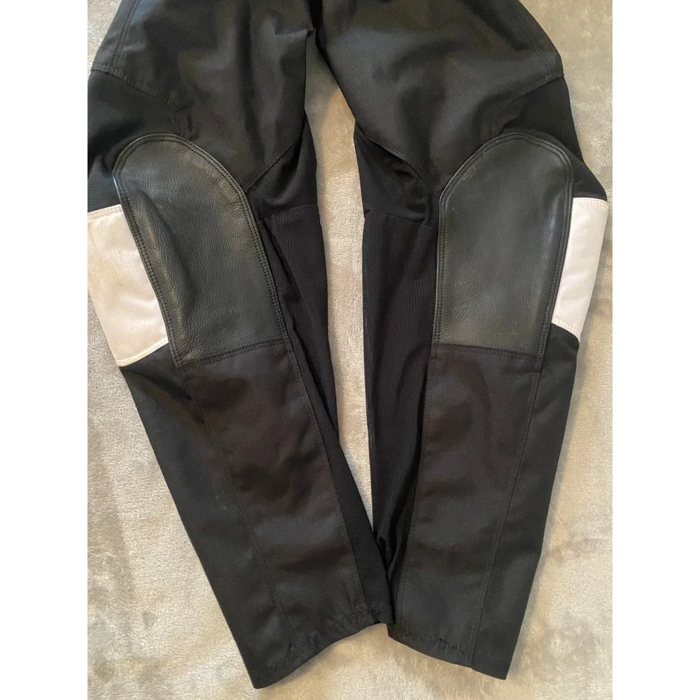 Fox Racing Pants Youth 28Y Black White 180 Motocross Dirt Bike Racing Gear